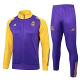 Real Madrid Purple Training Jacket + Pants Mens 2023/24