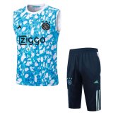 Ajax Blue Training Singlet + Short Mens 2023/24