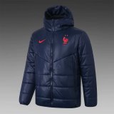 2020/2021 France Navy Soccer Winter Jacket Men's