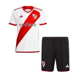 River Plate Home Jersey + Short Kids 2023/24