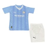 Manchester City Home Jersey + Short Kids 2023/24