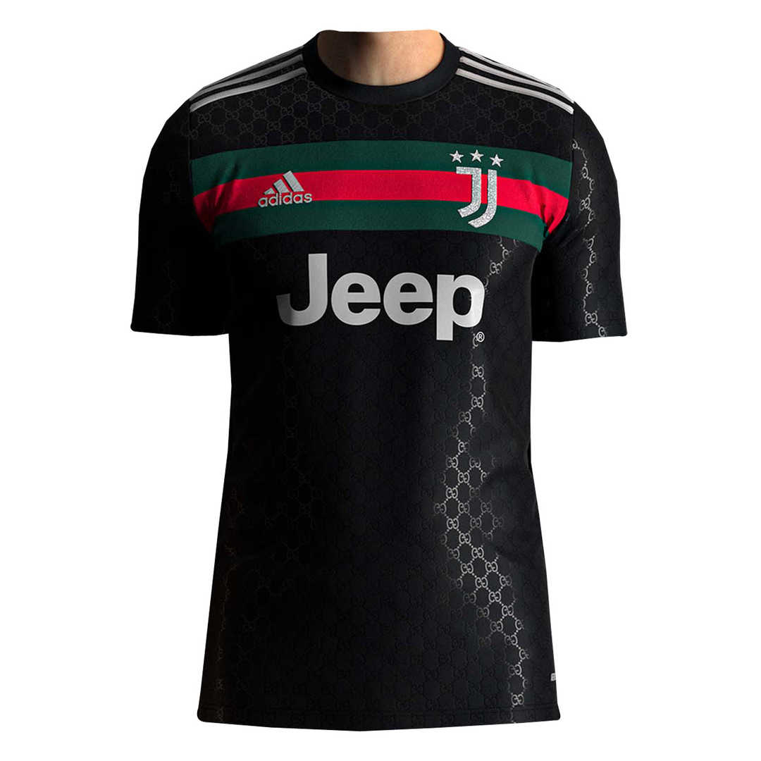 2020/2021 Juventus x Gucci Special Edition Black Soccer Jersey Men's,  Official Replica & Authentic Retro Jersey Soccer Jerseys, Free Shipping