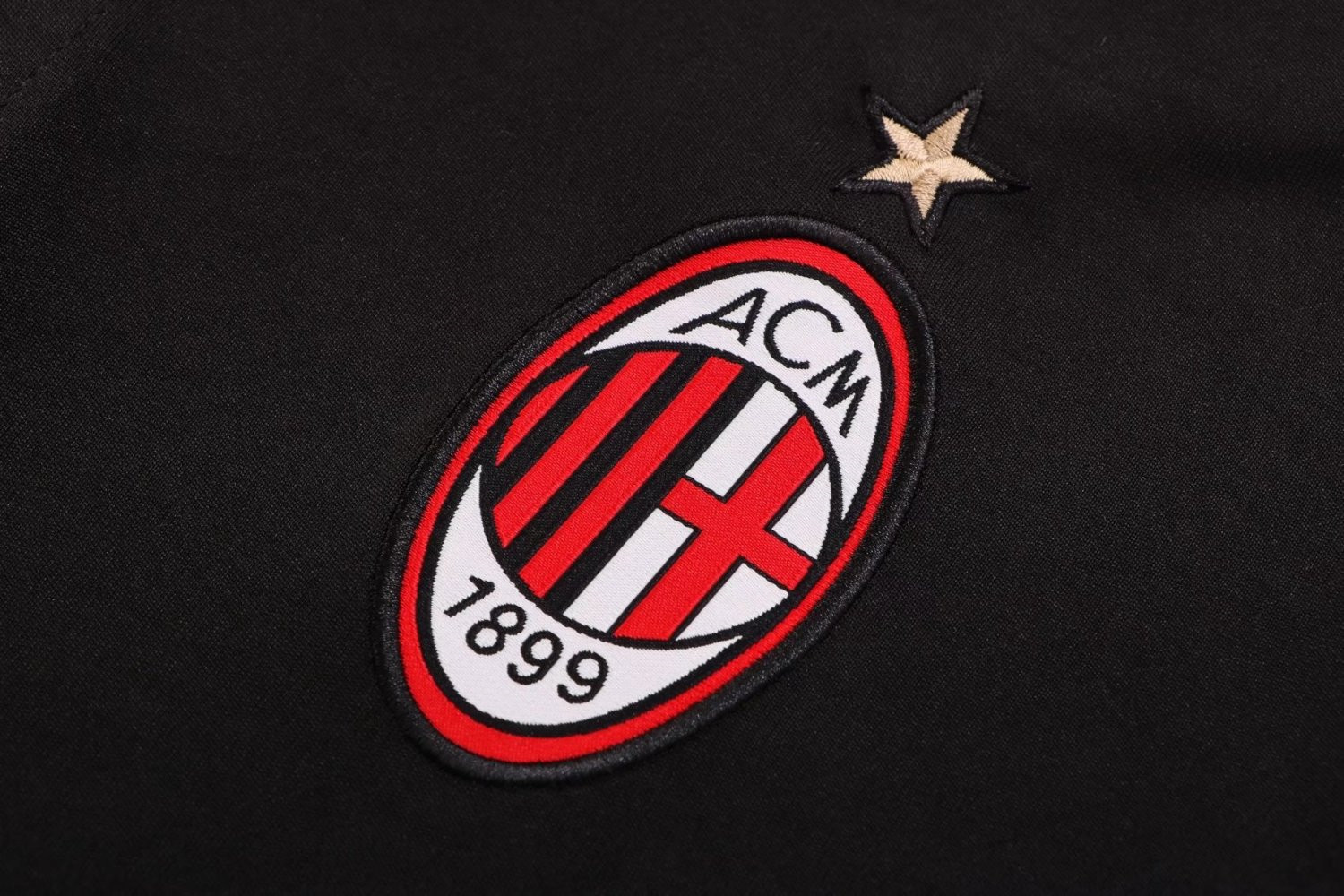 AC Milan Black Polo Jersey Mens 2022/23