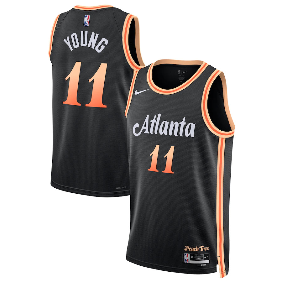 Atlanta Hawks 2022/2023 Black SwingMens Jersey Mens (City Edition)