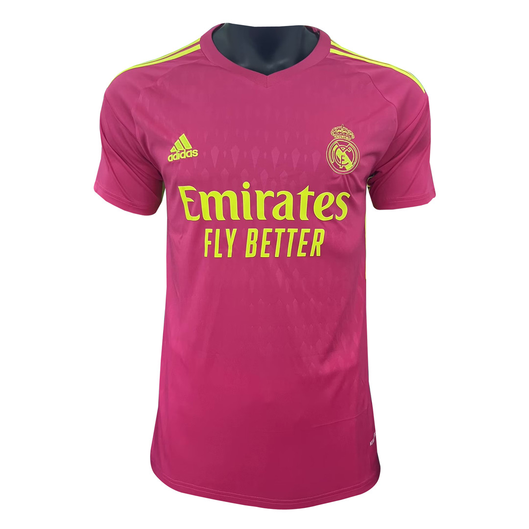 Real Madrid Goalkeeper Wine Jersey Mens 2023/24